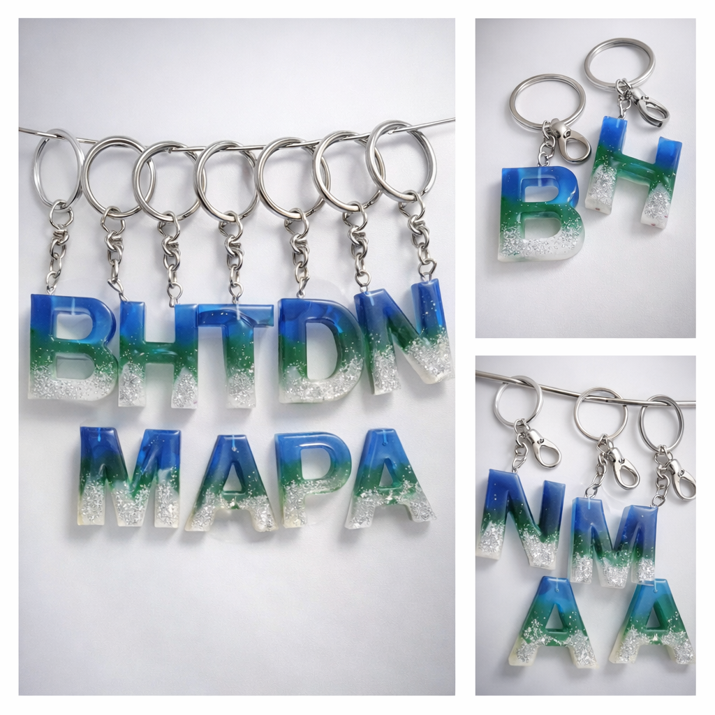 Alphabet Key Chains (ocean)
